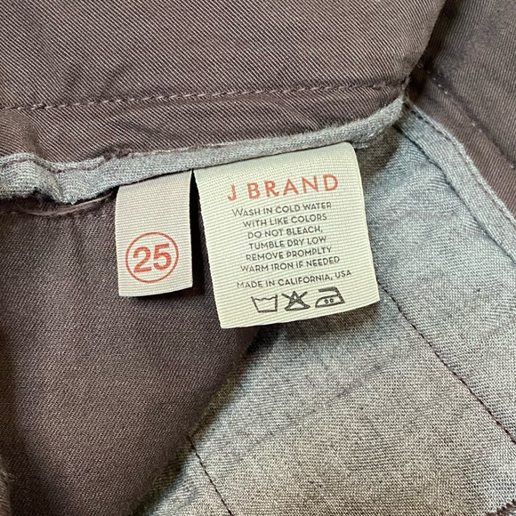 J Brand Sample Flared Wide Leg Brown Mid Rise Pants NWOT Size 25 (WB-3) - Picture 6 of 8